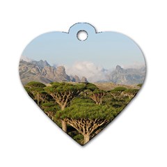 Socotra, Yemen Dog Tag Heart (two Sides) by trendistuff