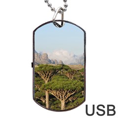 Socotra, Yemen Dog Tag Usb Flash (two Sides)  by trendistuff