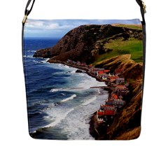 Scotland Crovie Flap Messenger Bag (l)  by trendistuff