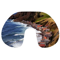 Scotland Crovie Travel Neck Pillows by trendistuff