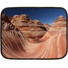 Petrified Sand Dunes Double Sided Fleece Blanket (mini)  by trendistuff