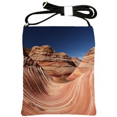 Petrified Sand Dunes Shoulder Sling Bags by trendistuff