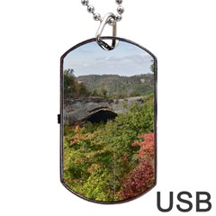 Natural Arch Dog Tag Usb Flash (two Sides)  by trendistuff