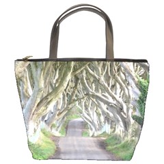 Dark Hedges, Ireland Bucket Bags by trendistuff