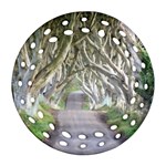 DARK HEDGES, IRELAND Round Filigree Ornament (2Side) Front