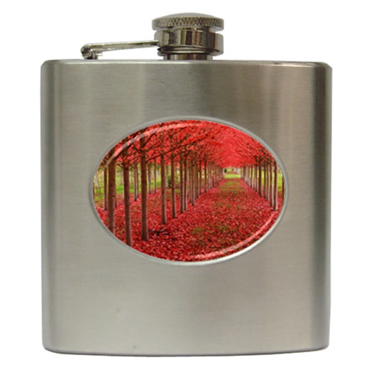 AVENUE OF TREES Hip Flask (6 oz)