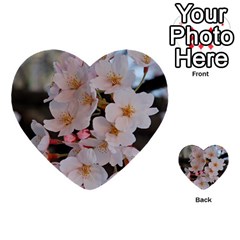 Sakura Multi-purpose Cards (heart)  by trendistuff