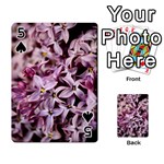 PURPLE LILACS Playing Cards 54 Designs  Front - Spade5