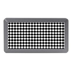 Black And White Scallop Repeat Pattern Memory Card Reader (mini)