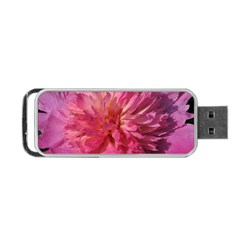 Paeonia Coral Portable Usb Flash (two Sides) by trendistuff