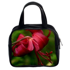 Lilium Red Velvet Classic Handbags (2 Sides) by trendistuff