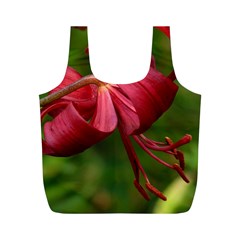 Lilium Red Velvet Full Print Recycle Bags (m) 