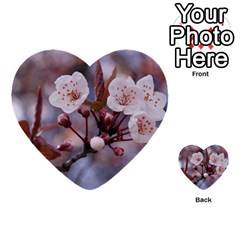 Cherry Blossoms Multi-purpose Cards (heart)  by trendistuff