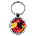 BUNCH OF FLOWERS Key Chains (Round) 