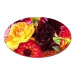 BUNCH OF FLOWERS Oval Magnet