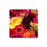 BUNCH OF FLOWERS Square Magnet