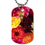 BUNCH OF FLOWERS Dog Tag (One Side)