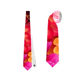 Bunch Of Flowers Neckties (one Side) 