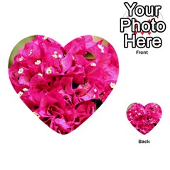 Bougainvillea Multi-purpose Cards (heart) 