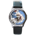 APRICOT BLOSSOMS Round Metal Watches