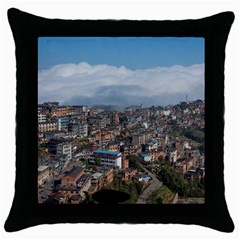 Yuanyang County Throw Pillow Cases (black)