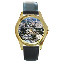 Washington Dc Round Gold Metal Watches by trendistuff