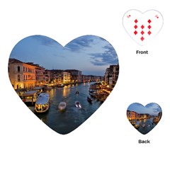 Venice Canal Playing Cards (heart)  by trendistuff