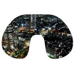 Tokyo Night Travel Neck Pillows by trendistuff