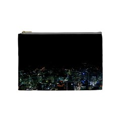 Seoul Night Lights Cosmetic Bag (medium)  by trendistuff