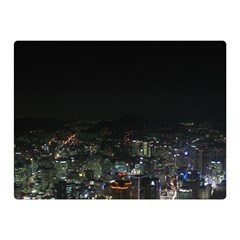 Seoul Night Lights Double Sided Flano Blanket (mini)  by trendistuff