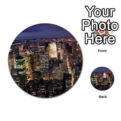 New York 1 Multi-purpose Cards (round)  by trendistuff