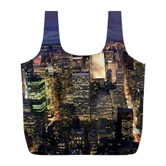 New York 1 Full Print Recycle Bags (l)  by trendistuff