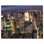 NEW YORK 1 Double Sided Flano Blanket (Medium)  60 x50  Blanket Back