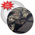 LONDON 3  Buttons (100 pack) 
