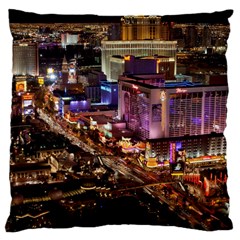 Las Vegas 2 Large Cushion Cases (one Side)  by trendistuff