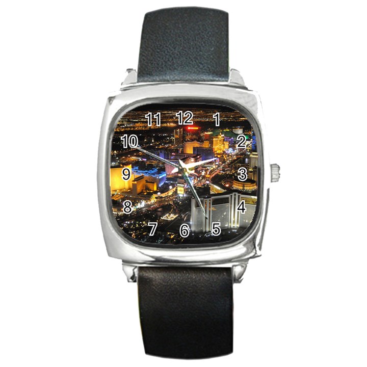 LAS VEGAS 1 Square Metal Watches