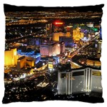 LAS VEGAS 1 Large Flano Cushion Cases (Two Sides)  Front