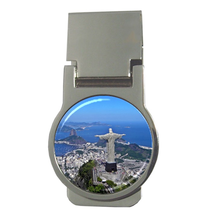 CHRIST ON CORCOVADO Money Clips (Round) 