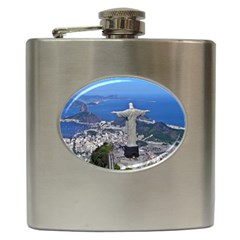 Christ On Corcovado Hip Flask (6 Oz) by trendistuff