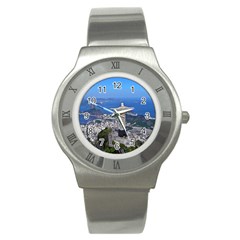 Christ On Corcovado Stainless Steel Watches by trendistuff