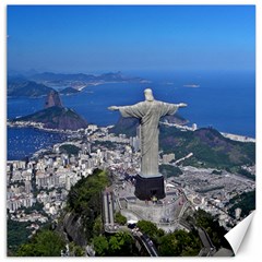 Christ On Corcovado Canvas 12  X 12   by trendistuff