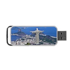 Christ On Corcovado Portable Usb Flash (one Side) by trendistuff