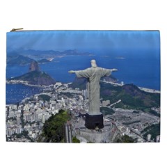 Christ On Corcovado Cosmetic Bag (xxl)  by trendistuff