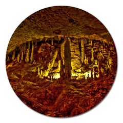 Volcano Cave Magnet 5  (round)