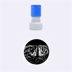 Volcano Cave Rubber Round Stamps (small) by trendistuff