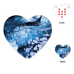 Svmnafellsjvkull Playing Cards (heart)  by trendistuff