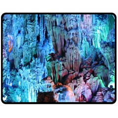 Reed Flute Caves 3 Fleece Blanket (medium)  by trendistuff