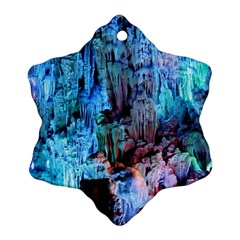 Reed Flute Caves 3 Snowflake Ornament (2-side) by trendistuff