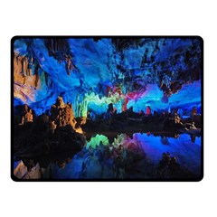 Reed Flute Caves 2 Double Sided Fleece Blanket (small)  by trendistuff