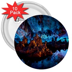 Reed Flute Caves 1 3  Buttons (10 Pack)  by trendistuff